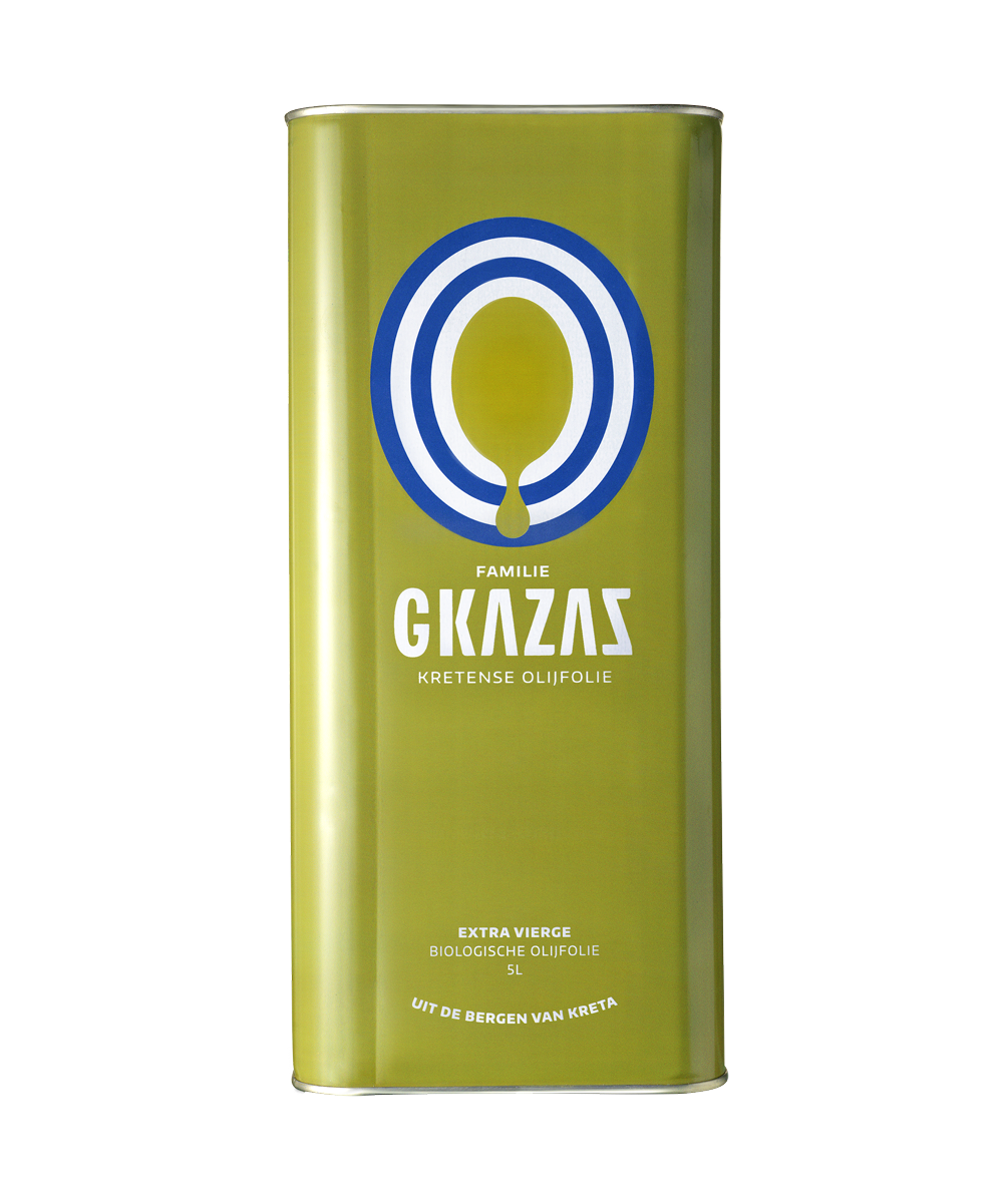 5 liter organic olive oil can