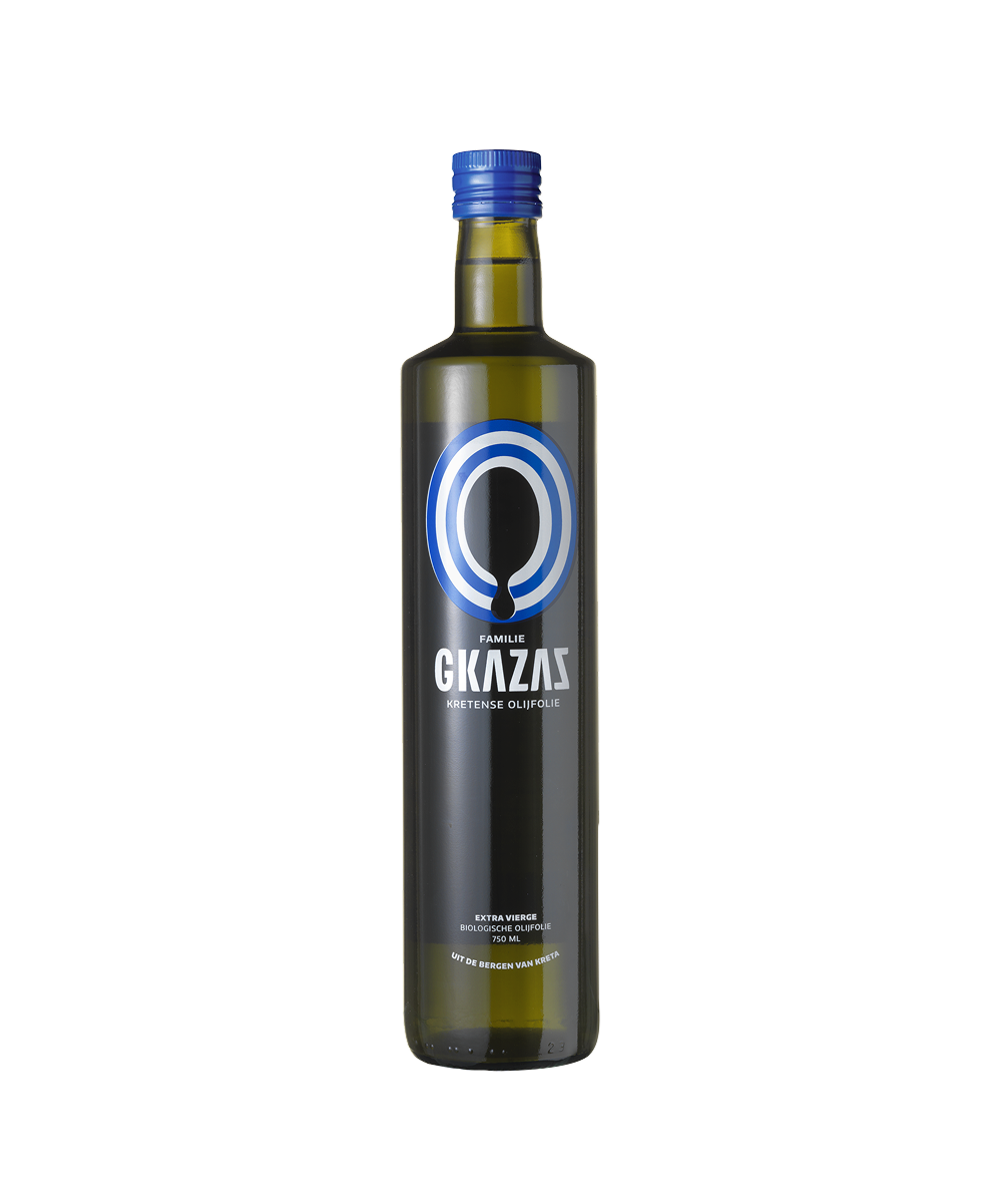 750ML organic olive oil bottle